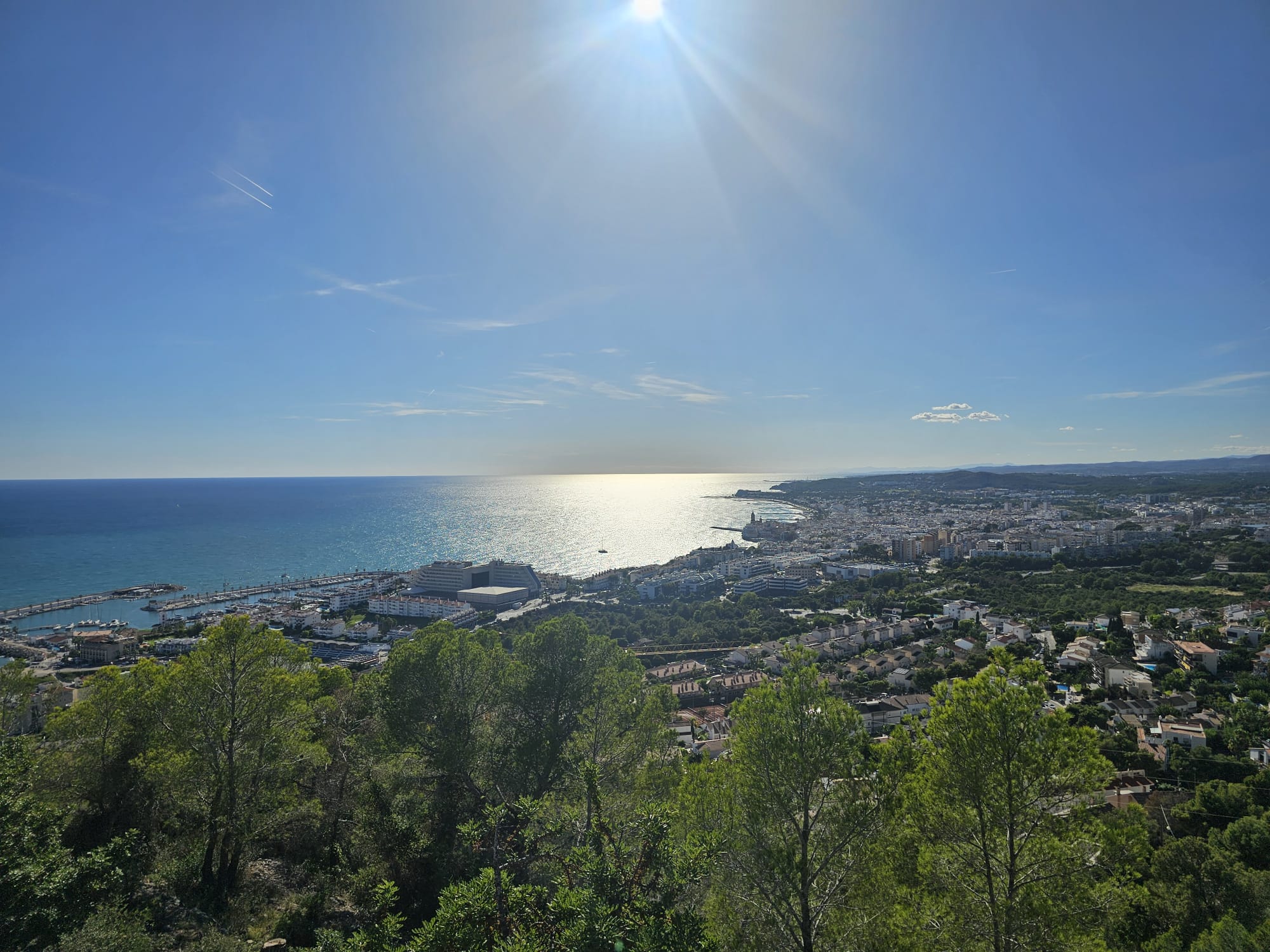 Vue sur la côte méditerranéenne